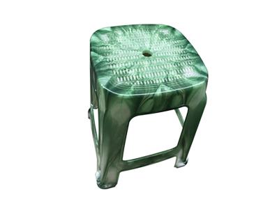 Imitation marble stool